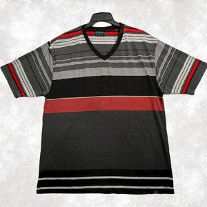Vintage Street Rules T Shirt Skate Surf Grunge Black Red Stripe Mens XL